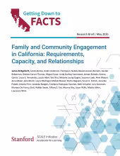 Family and Community Engagement in California: Requirements, Capacity, and Relationships