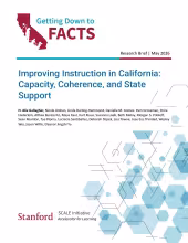 Improving Instruction in California: Capacity, Coherence, and State Support